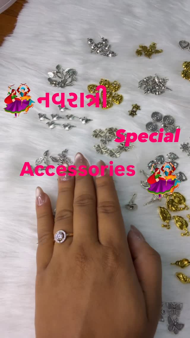 Navratri special nail charms